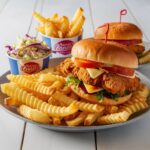 Chicken Sandwich Combo, without drink